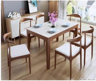 T08高级长方桌，胡桃色  1.35米带炉一桌四椅650元，现货11套。 - 佳木斯28生活网 jms.28life.com